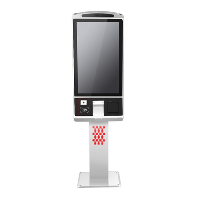32 pulgadas de pantalla táctil máquina de pago quiosco con impresora térmica y escáner de código Qr
