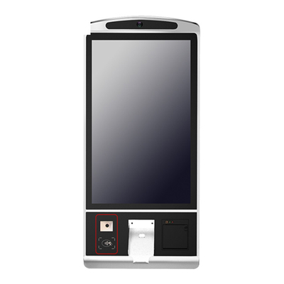 32 pulgadas de pantalla táctil máquina de pago quiosco con impresora térmica y escáner de código Qr