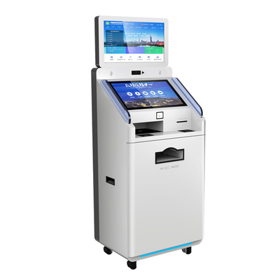 Impresora terminal Pos Location del escáner de código de Qr del tablero dominante del metal de la gestión del edificio del uno mismo del servicio del pago oficial del quiosco