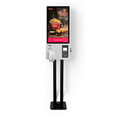Quiosco que ordena de Machine Payment Terminal de la impresora del servicio del uno mismo de la pantalla táctil