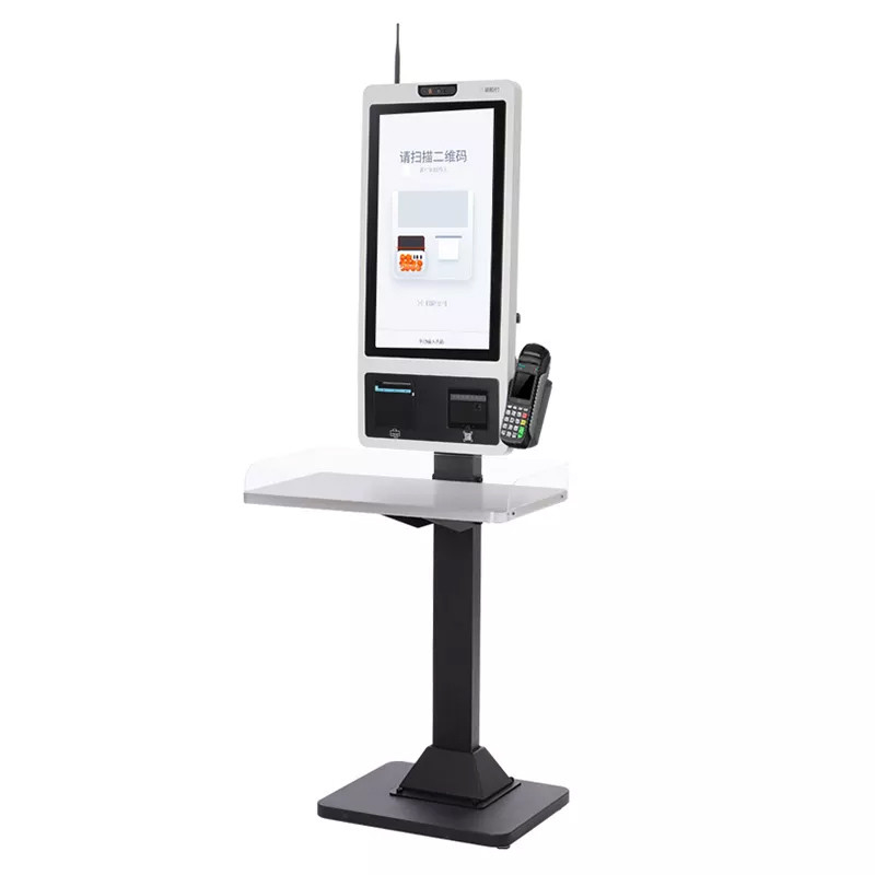 Máquina terminal del pago del quiosco del uno mismo de la pantalla táctil que ordena para el supermercado