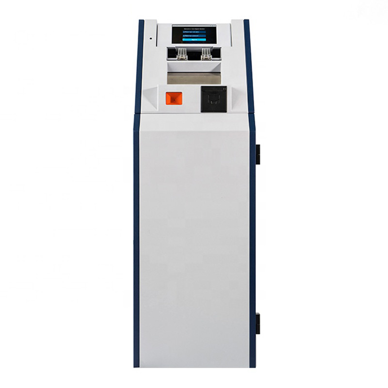 El LCD-tacto automático de alta velocidad de la máquina del depósito del billete de banco de la cuenta exhibe la pequeña atmósfera de la máquina del depósito en efectivo