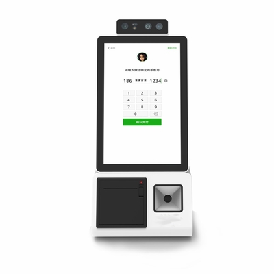 Autoservicio Pedido de pago Quiosco Máquina Ips Lcd Pedido de auto tableta Quiosco 10,1 pulgadas
