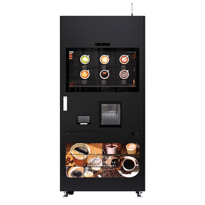 Máquina expendedora de café con taza de café fría y caliente 32 pulgadas