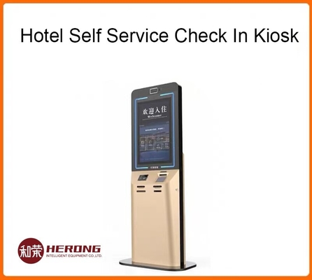 Hotel de autoservicio Chequeo en el quiosco 32 pulgadas pantalla con capacidad táctil 50nits