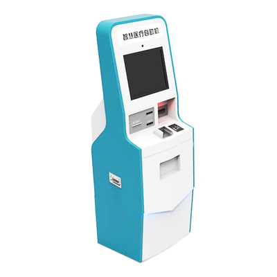 Quiosco POS de autoservicio de pago con pantalla táctil inteligente diseñado para hospitales