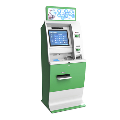 Quioscos de la automatización de actividades bancarias del intercambio de dinero del ODM RS232 con la impresora And Scanner